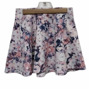 Bethany Mota watercolor floral circle skirt size M
